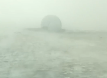 视频实拍台风“天鸽”珠海登陆 风急浪大