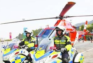 广东启用直升机护航春运 提供免费救援服务